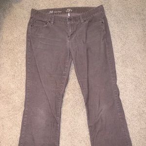 Loft Curvy Boot Cut Corduroy Pants